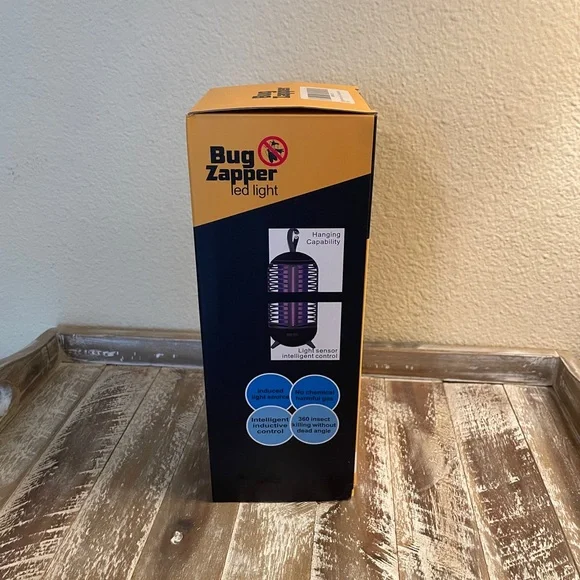 NWT! LED Light Bug Zapper Rechargeable 2in1 Wireless Insect Killer Lamp 2500mAh - Picture 4 of 13
